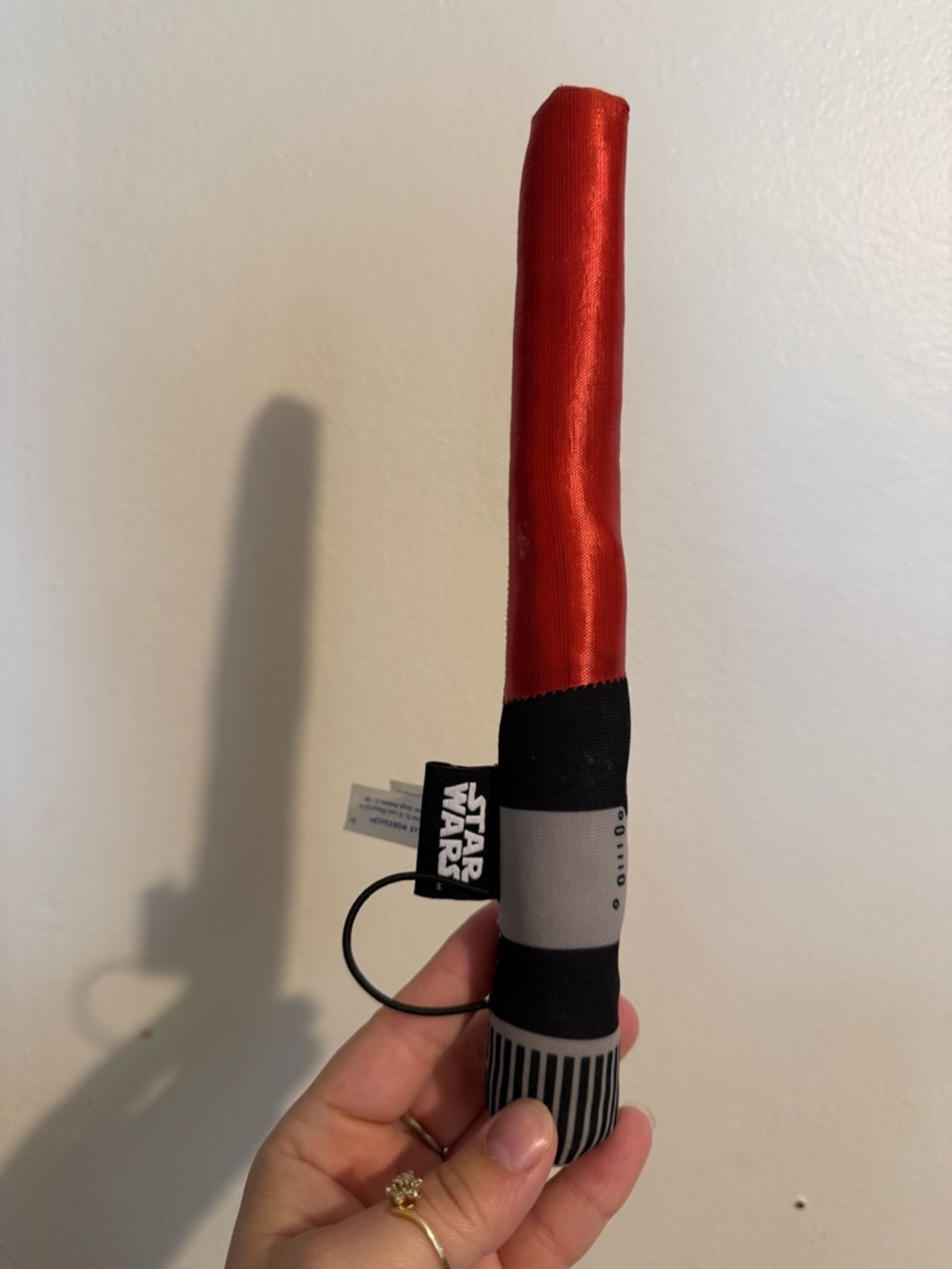 Build-A-Bear Red and Black Plush Lightsaber Toy darth vader Star Wars accessory
